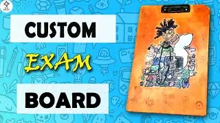 Exam pad design drawing | diy clipboard | how to make exam pad at home | exam pad design |