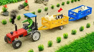 top the most creative diy miniature tractor trolley loading with farm animal science project