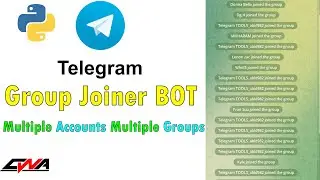 Telegram Bulk Group Joiner Bot - Join Multiple Group Channels at Once!