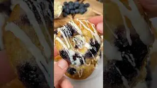 Healthy Blueberry Donuts 🫐🙌😋