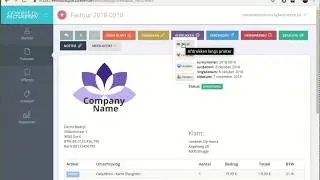 Factuurlayout aanpassen met eigen logo