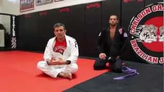 Jiu Jitsu Techniques - Escape From Mount To Deep Half Guard