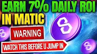 EARN 7% DAILY ROI in MATIC on StableOne (BIG WARNING)!!