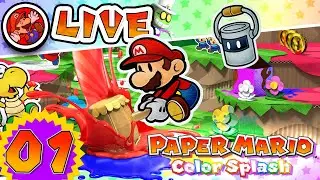 [LIVE] Paper Mario: Color Splash 01
