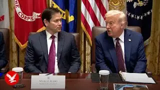 Trump teases Rubio about his future ambitions in front of The Cabinet &ndash; cracking up Vance