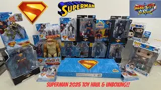 Superman 2025 Movie Toy Figures Haul! | Funko, Spin Master, McFarlane Toys Unboxing | #19