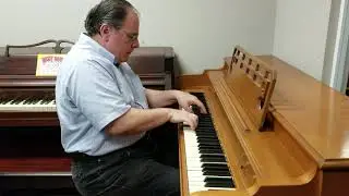 Cable Nelson golden spinet piano