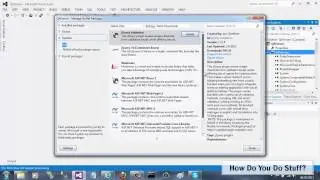 How do you remove a NuGet package in Visual Studio 2012?
