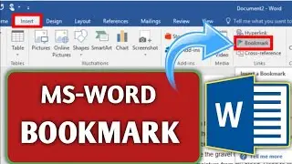 Book Mark In Microsoft word 2010|How To Add BookMark in Ms Word|