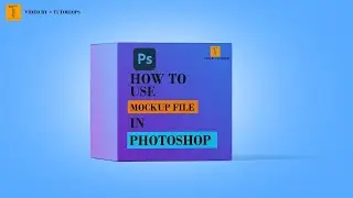 How to use mockup file in photoshop. Tutorial by Tutoriops. 🔥🔥🔥