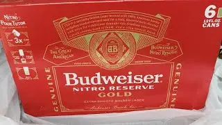 Budweiser Nitro Gold Reserve Beer Review