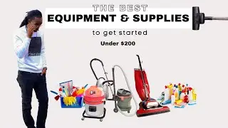 Only Cleaning Equipment needed to start a Cleaning Business : How to start a Cleaning Company Vlog