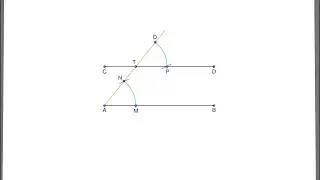 Constructing a Parallel Line Through a Given Point