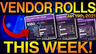 Destiny 2: HIGH STAT Vendor Armor | NEW Vendor Rolls This Week! [Jan. 19th] (Beyond Light)