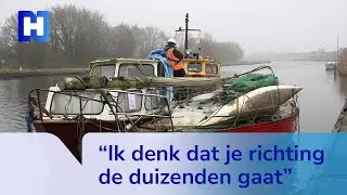 Groot aantal spookboten door provincie uit Ringvaart gevist