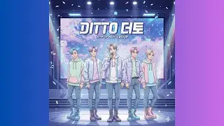 Ditto (Boy Group Version) &ndash; AI Cover | Lyrics Video (가사) | 디토 남자 그룹 버전 (AI 리릭 비디오)