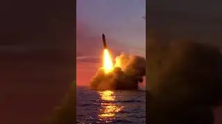 CG Animation of a 🚀 Submarine-Launched Ballistic Missile (SLBM)
