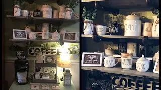 Rae Dunn Display | Coffee Station