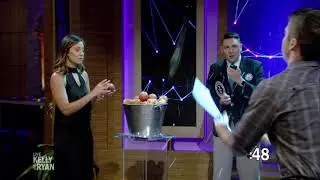 Setting the Guinness World Record for Apple Slicing While Knife Juggling
