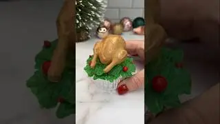 Thanksgiving Turkey Cupcake 🙏🏻🦃 #thanksgiving #turkey #cupcake #cakedecorating #cakeart #minifood