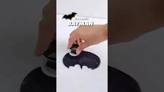 Batman topper😍#fondanttopper #caketopper #superherocake #edibletoppers #shortsfeed #topper r