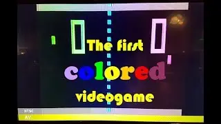 ATARI Home-PONG 1975 -The first colored videogame