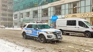 LIVE New York City Snowstorm Walk at Times Square ❄️ (February 1, 2021)