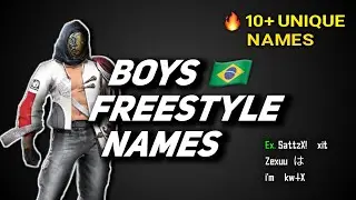 🔥 Top 10+ Best Freestyle Brazilian Names in Garena Free Fire | Ultimate Ranking & Highlights! 👽