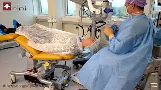 Operating table RiEye Mk2S - Surgeon pre-op positioning
