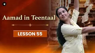 Aamad in Teentaal | Kathak Dance Lessons for Beginners #kathak #stepbystep #learnonline