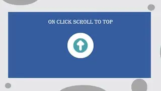 Scroll to Top #button using #html ,#CSS and #Jquery