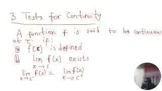 Limit and Continuity