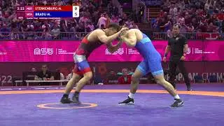 1/4 GR - 82 kg: M. STERKENBURG (NED) v. M. BRADU (MDA)