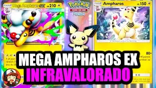 🔥 Mega Ampharos EX REVIENTA el Meta &ndash; El Mega Infravalorado que BORRA Tableros | Pok&eacute;mon TCG Pocket