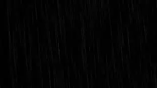 3 Hours of Gentle Night Rain, Rain Sounds for Sleeping   Dark Screen to Beat insomnia, Relax, Study