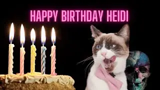 Happy Birthday Heidi - Cat Birthday Video