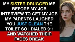 My Sister Drugged Me Before Job Interview To Get My Job.My Parents Laughed You Just Clean The Toilet