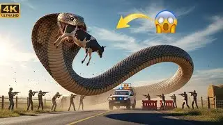 Heroic Rescue Team Saves Innocent Sheep from GIANT King Cobra Attack! 🐑🐍🚨