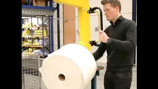 Roll Handler Rotary Action RAH Cap. 45Kg/100Lb, Dotec Roll Handling Solutions.