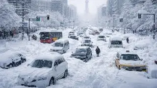 Саппоро засыпано снегом! Самые сильные за последние годы дожди парализовали Хоккайдо, заблокировав ж