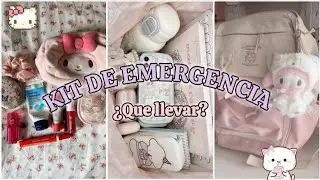 KIT DE EMERGENCIA para CHICAS/trabajo/escuela/viaje/ kit que te salvará de todo