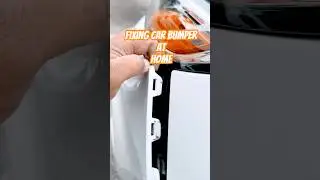Chevy Malibu front bumper repair at home #chevy #canada #india #car #vlog #shortvideo