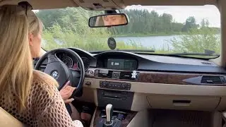 Heading down a steep slope to the water‼️💯♨️Off road wheeling sound🗻Reverse driving 🔙Ana drives💋ASMR