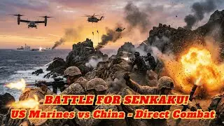 US Marines BATTLE China On Senkaku Islands - 50 KILLED In 10 MINUTES!