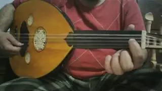 تعلم عزف اغنية - البلبل ناغى - على العود للمبتدئين بالتفصيل : واتس/ 00962788776508
