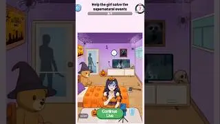 Help her to get out of the supernatural events | Halloween Level 7  #brainyprankster #shorts #puzzle