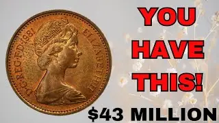UK 1981 Elizabeth II One Penny Coin &ndash; Worth $43 Million! Rare Coin Treasure