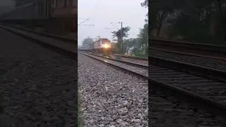 Train Horn Sound Effect BRC WAP7 with 12477 Jamnagar Katra Express diverted via Chandigarh