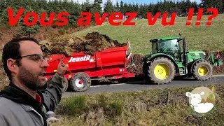 Curage fumier bâtiment quand c'est plein.... N°105