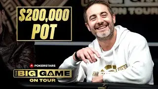 БЕЗУМНАЯ РУКА НА 200 000 ДОЛЛАРОВ зажигает стол | Большая игра в туре | Сезон 2, Эпизод 9